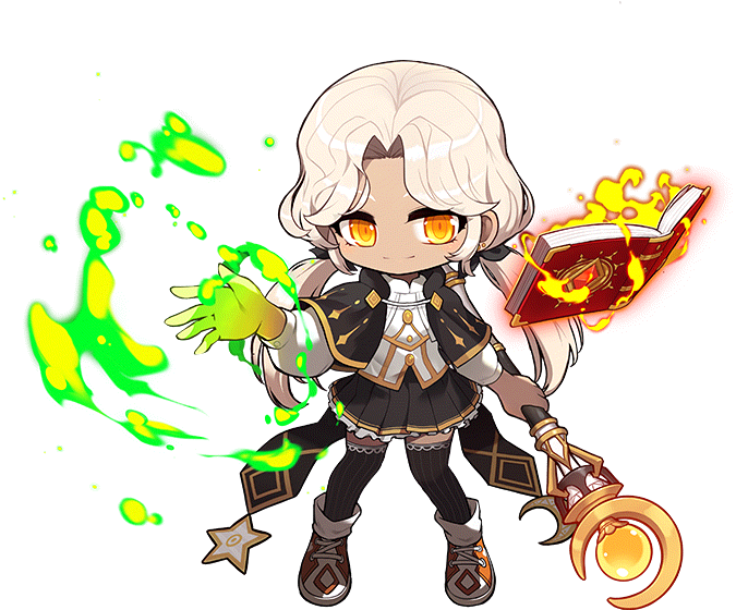 大魔導士（火、毒）角色立繪